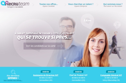 Avec Recruteam, partageons nos talents !
