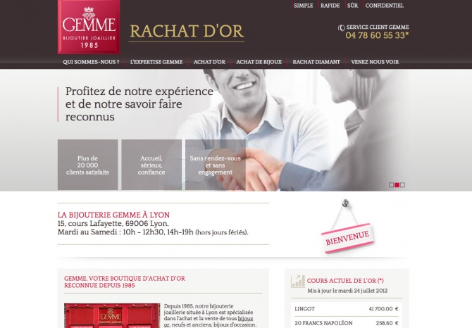 SORTIE DE LA SEMAINE : GEMME ACHAT D'OR