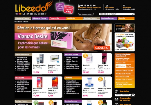 Libeedo.com, un site aphrodisiaque
