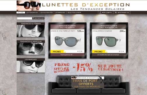 Sur Lunettes-exception.com, les solaires pleuvent !