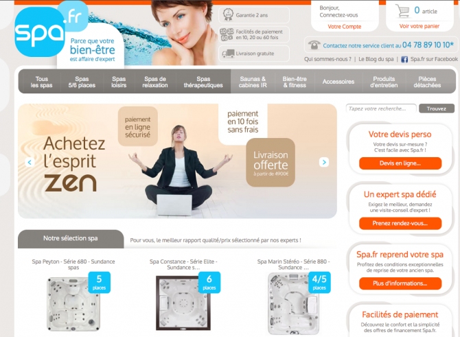 E-commerce : Ouverture de Spa.fr, le plus grand site web dédié au bien-être